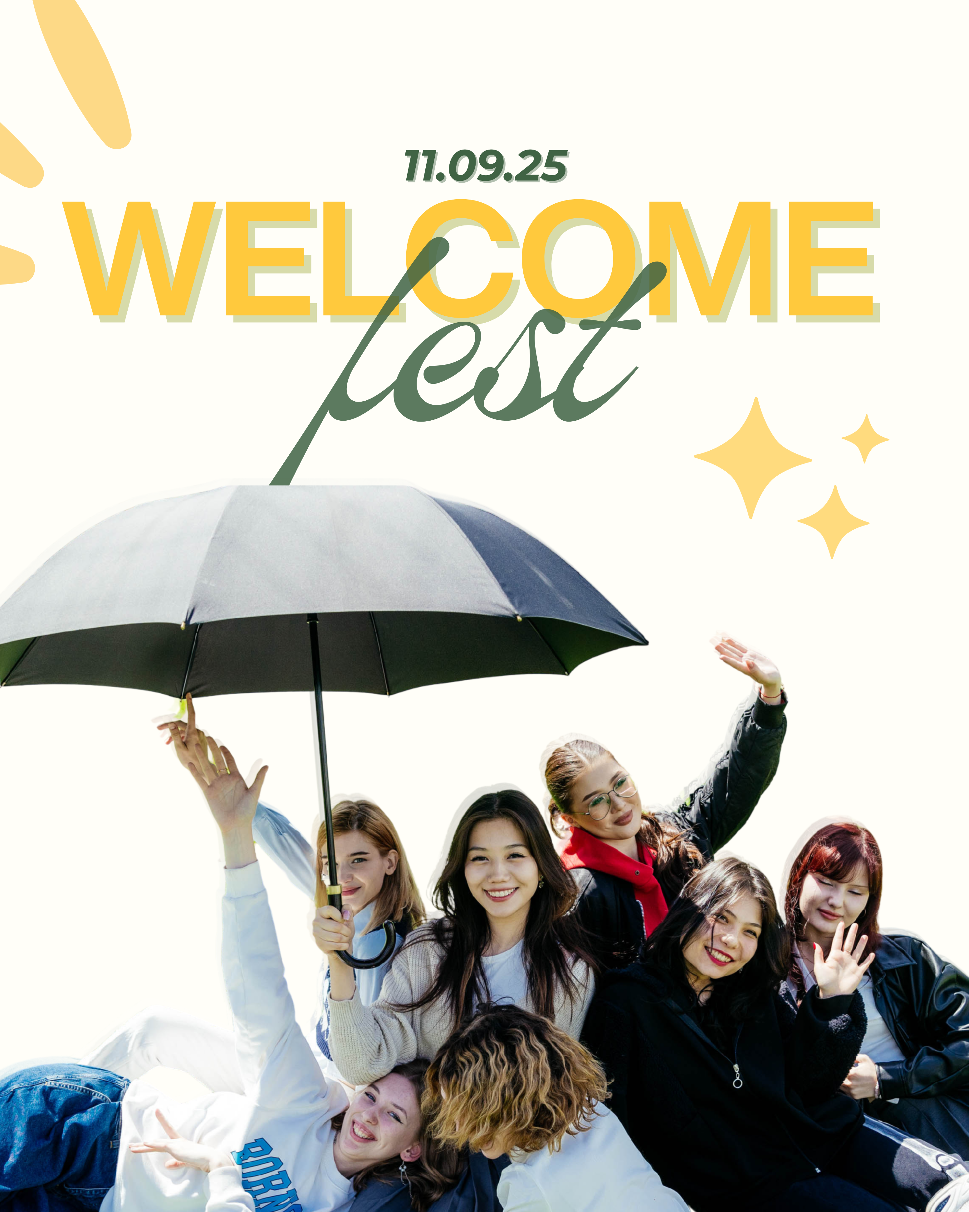 Дорогие студенты! Приглашаем вас на главное событие сентября TAU - Welcome Fest