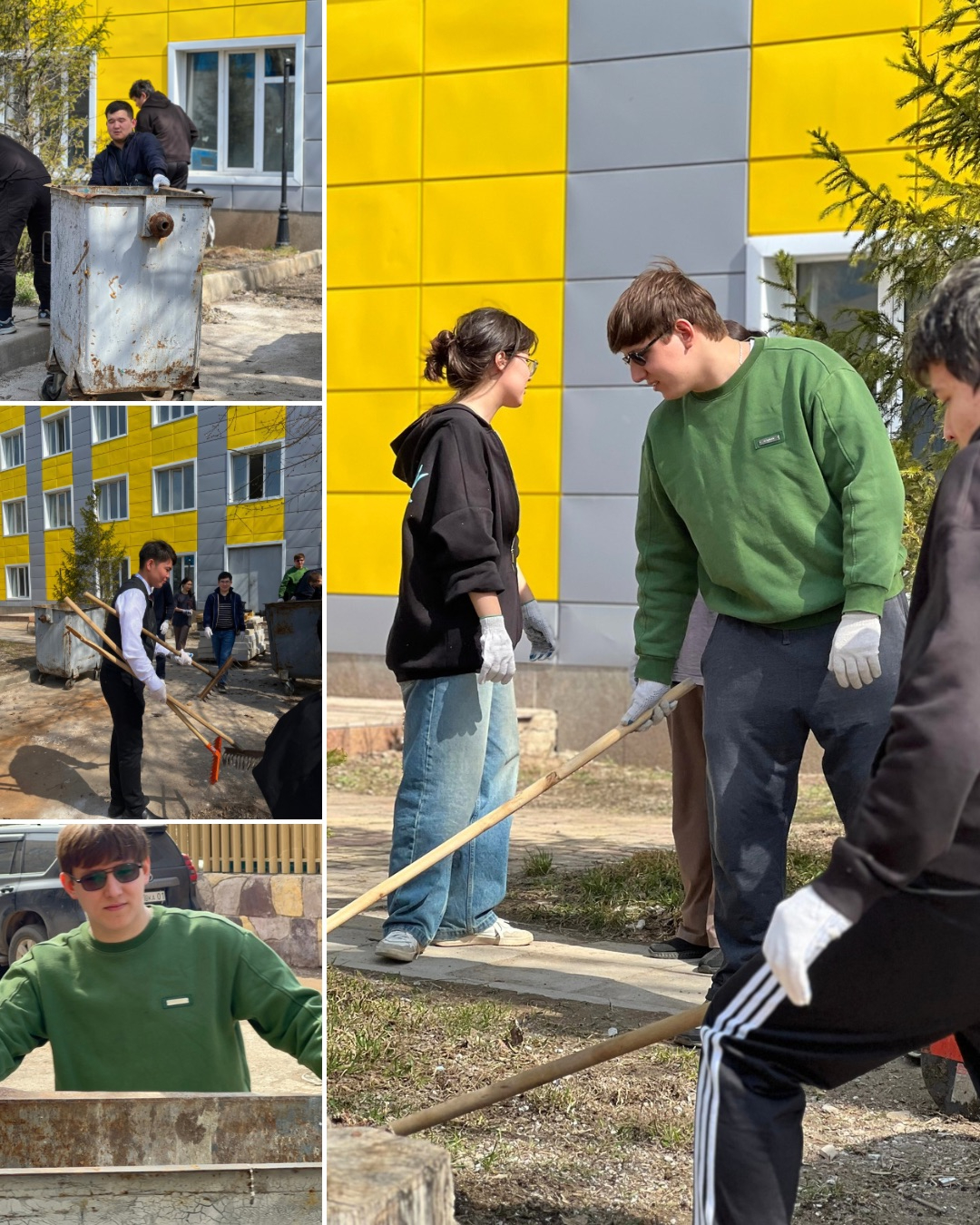 Second-Year Students Took Part in the "Taza Kazakhstan" Campaign