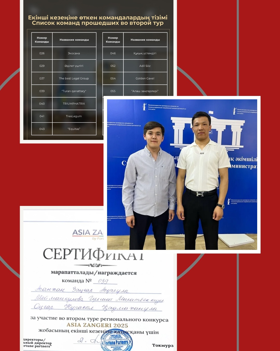 Participation in the Asia Zangeri Competition